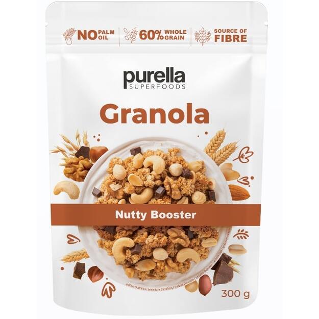 Granola PURELLA, su riešutais, 300 g