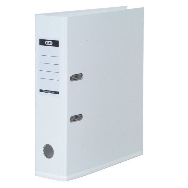 Segtuvas ELBA STRONG-LINE, A4, standartinis, 80 mm, balta 1