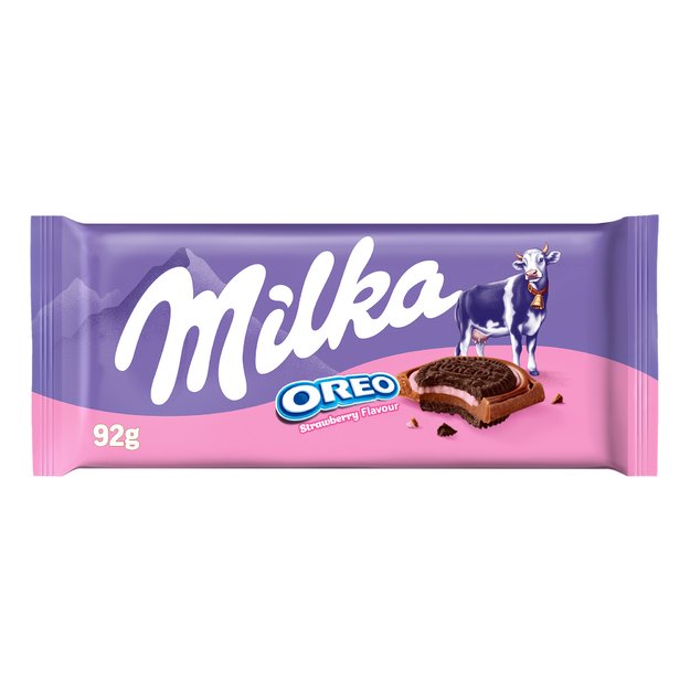 Sausainiai MILKA Oreo SW Strawb, 92 g
