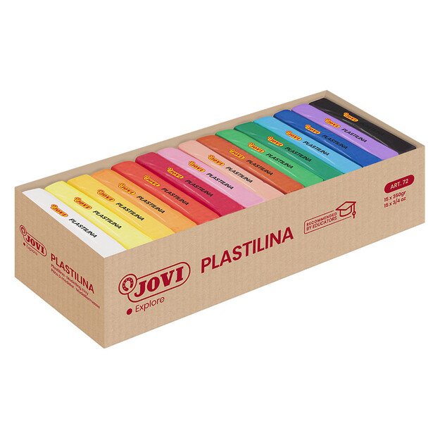 Plastilinas JOVI, 350 g, įvairių spalvų 1