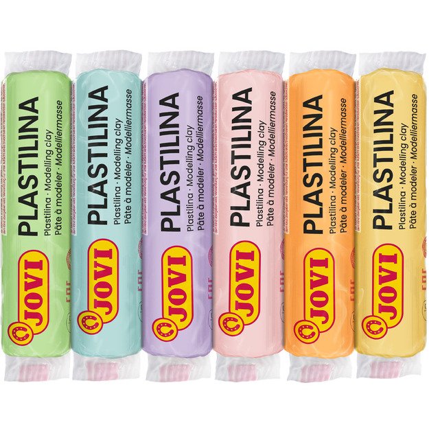 Plastilinas JOVI, 15 g, 6 pastelinės spalvos 1
