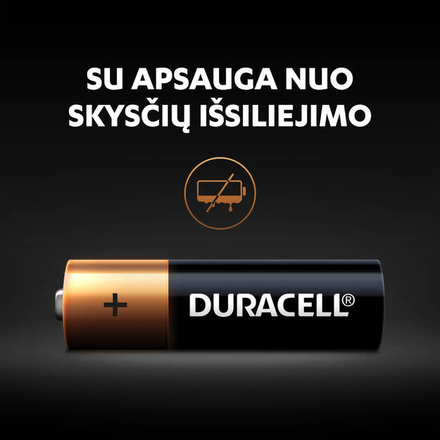 Baterijos DURACELL AA, LR6, 4vnt 4