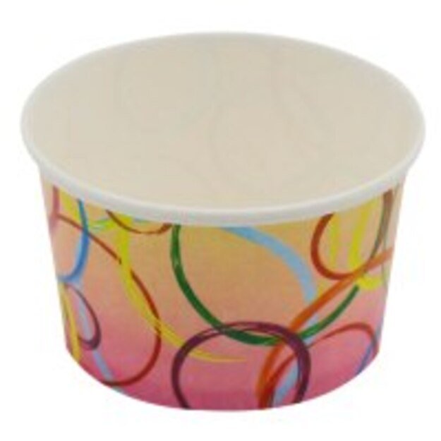 Vienkartinis indelis ledams, popierinis, 150 ml, D86 mm, H 50 mm, 50 vnt.