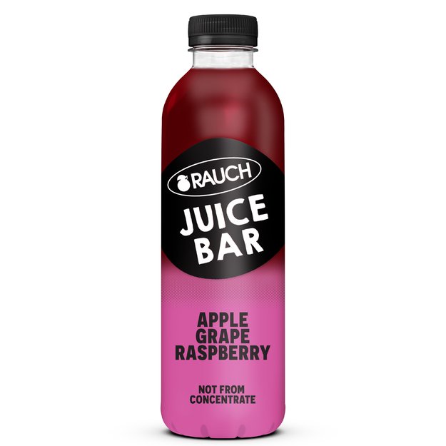 Tiesioginio spaudimo sultys RAUCH Juice bar, obuolių, vynuogių, aviečių, 0,8 l, PET D