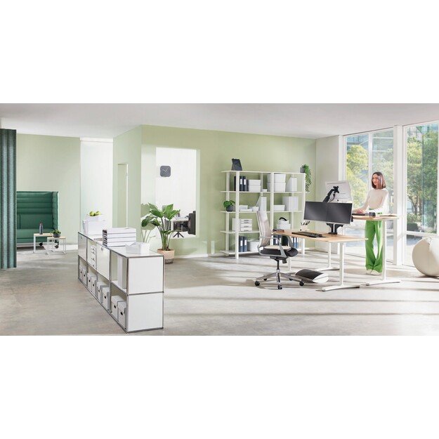 Pelės kilimėlis Leitz Ergo su reguliuojama atrama riešui, pilkos spalvo 1