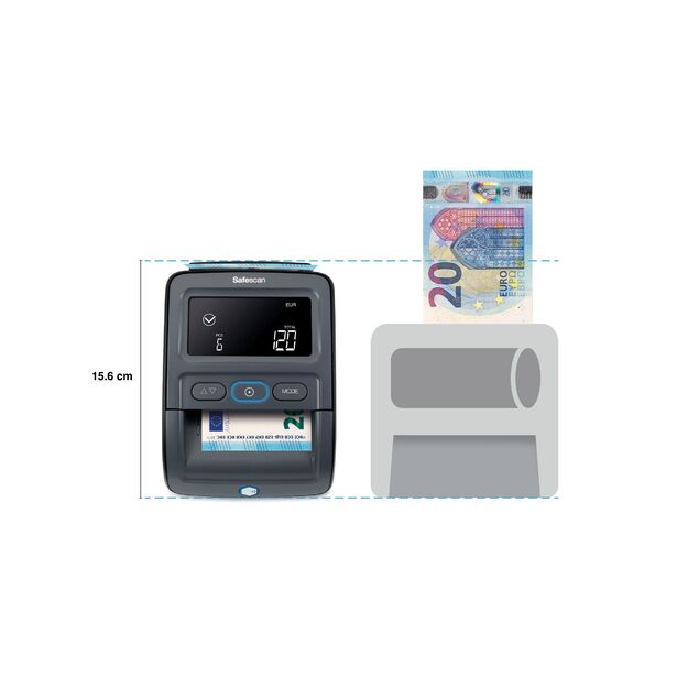 Pinigų tikrinimo aparatas Safescan 155-S G2 complete