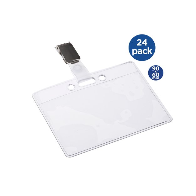 Dėklas vardinei  kortelei su spaustuku Europel, skaidrus, 24 vnt