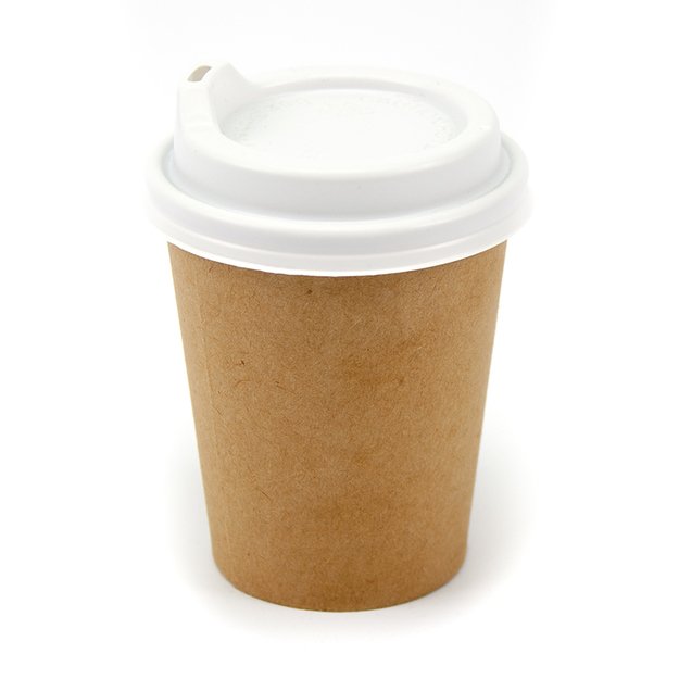 Vienkartinės popieriniai puodeliai karštiems gėrimams, 250 ml, (pak.- 50 vnt.), rudi 1