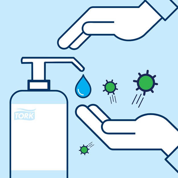 Gelinis rankų dezinfekantas TORK su pompa, 511103, 500 ml 5