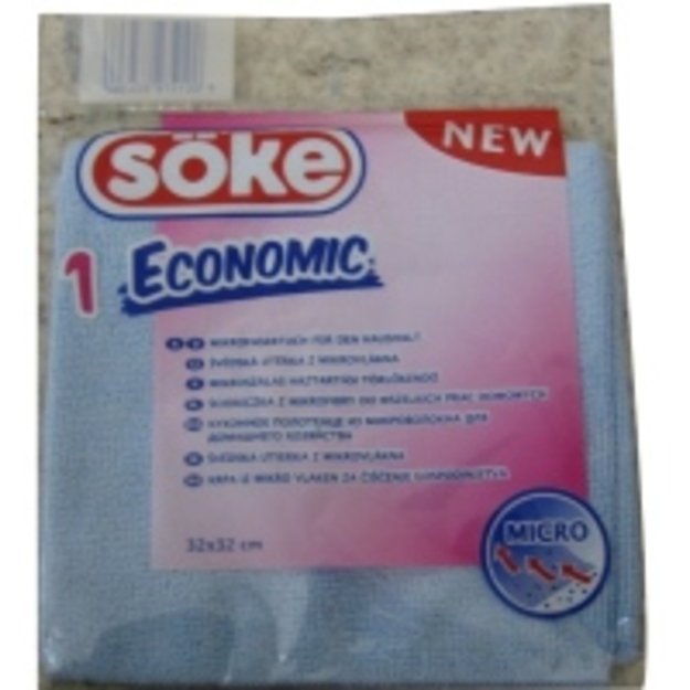 Mikropluošto šluostė SÖKE ECONOMIC, universali, 32 x 32 cm 1