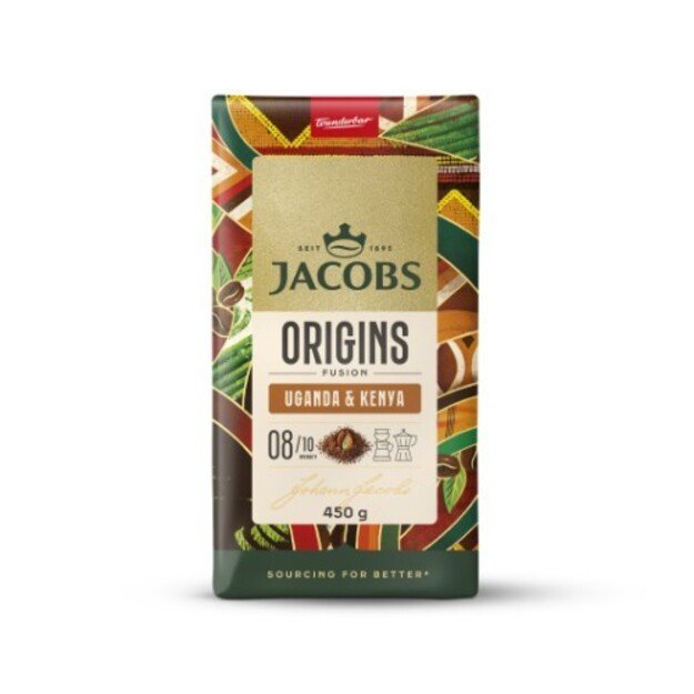 Malta kava JACOBS Origins Uganda&Kenya, 450g