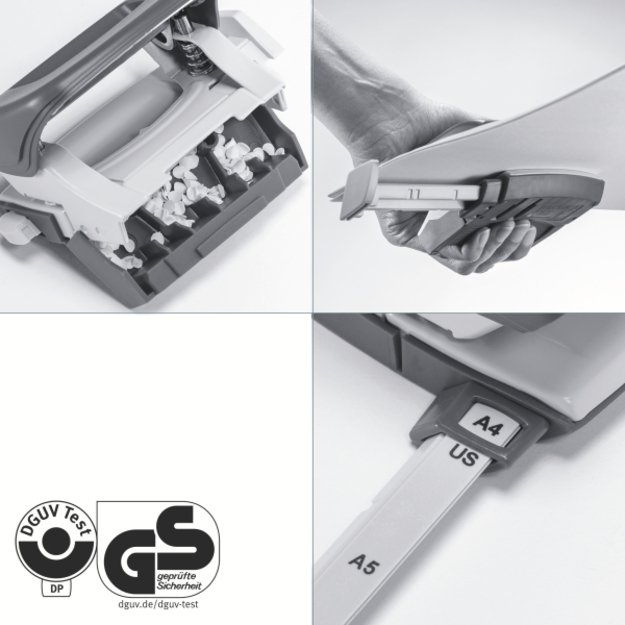 Skylmuša Leitz NeXXt Recycle Mini, 10 lapų, raudona 2