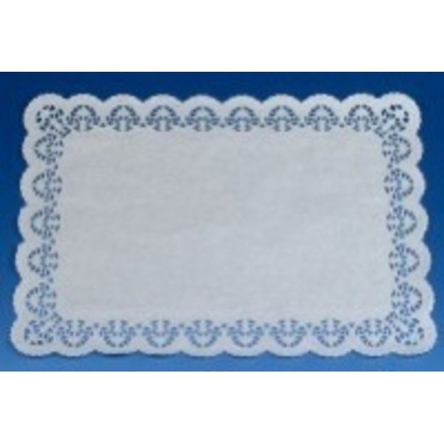 Padėkliukai, popieriniai, karpyti, balti, 45 x 32 cm, 100 vnt.