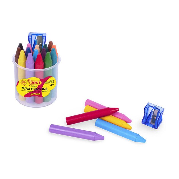 Vaškinės kreidelės su drožtuku JOVI 2