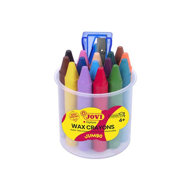 Vaškinės kreidelės su drožtuku JOVI 1