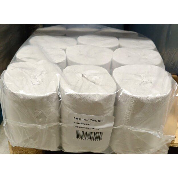 Popieriniai rankšluosčiai GRUINE, iš regeneruoto pluošto, 1 sluoksnis, 100m, 80192