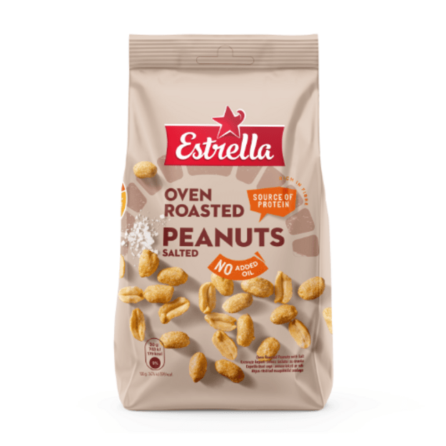 Žemės rie&scaron;utai ESTRELLA krosnyje kepinti su druska, 240 g