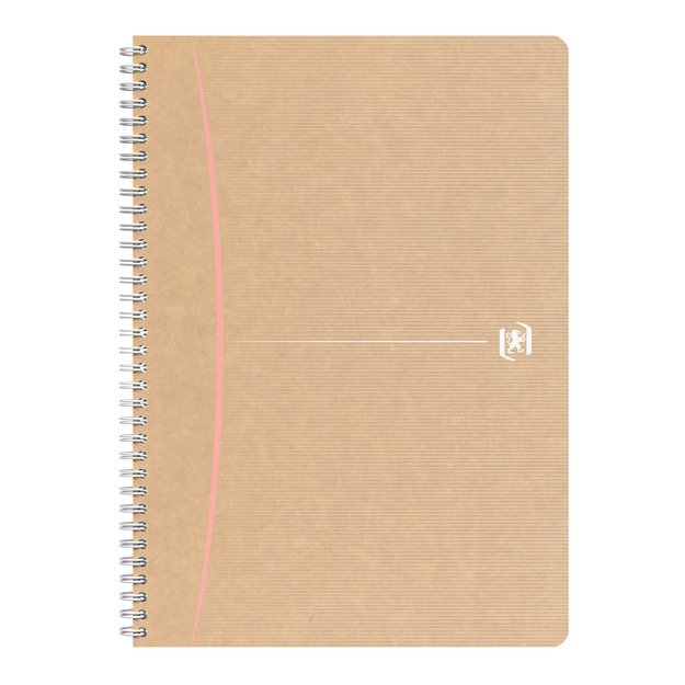 Sąsiuvinis su spirale OXFORD Touareg, A4, perdibto popier., 180 lapų, linijomis 2