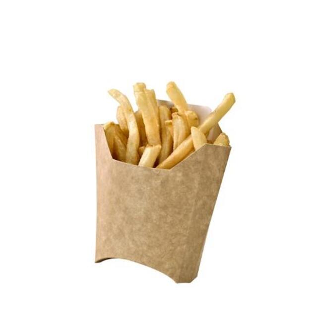 Indelis bulvytėms, popierinis, šviesiai rudas,  11,5 x 6 x H 10 cm,  50 vnt