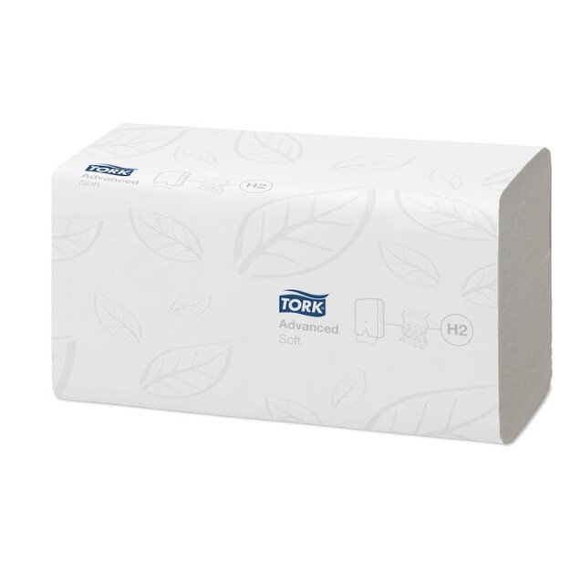 Popieriniai rankšluoščiai TORK H2 Xpress Multifold Soft, 2 sl., baltos sp., 180 serv., 120398 3
