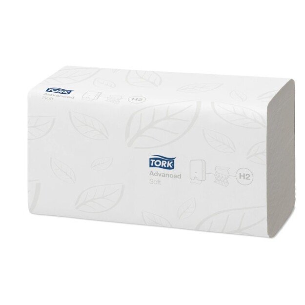 Popieriniai rank&scaron;luo&scaron;čiai TORK H2 Xpress Multifold Soft, 2 sl., baltos sp., 180 serv., 120398 4