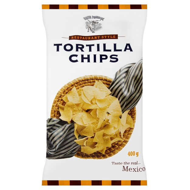 Kukurūzų tortilijų tra&scaron;kučiai NUEVO PROGRESO, sūdyti, 400 g