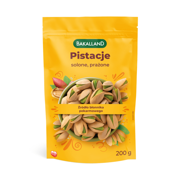 Pistacijos, skrudintos, sūdytos, BAKALLAND, 200 g