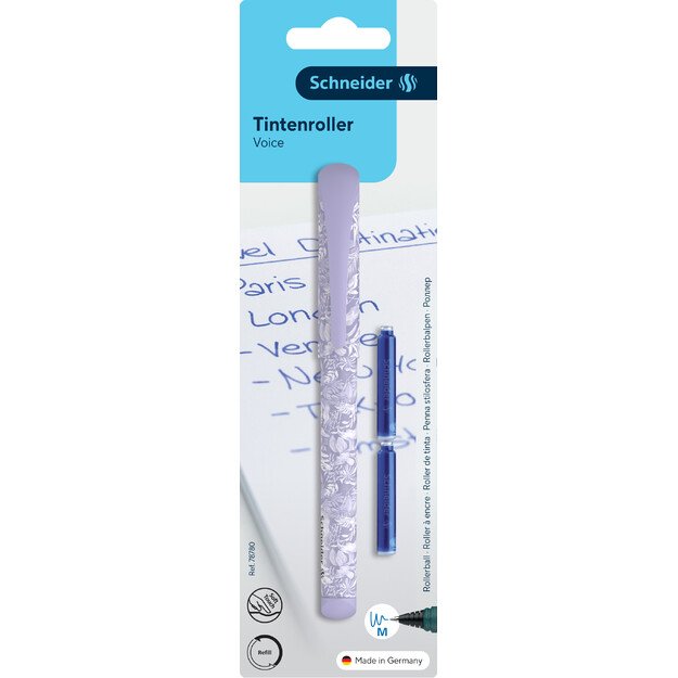 Kapsulinis ra&scaron;iklis SCHNEIDER Voice assorted Blister, M, mėlynas ra&scaron;. 3