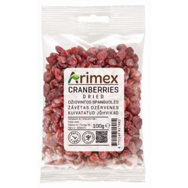 Džiovintos spanguolės ARIMEX, 100 g