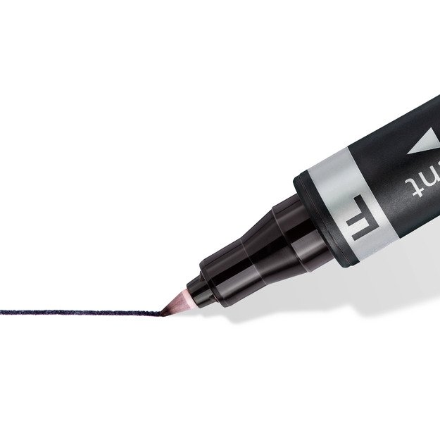 Permanentinis žymeklis STAEDTLER LUMOCOLOR DUO 348, JUODA 3