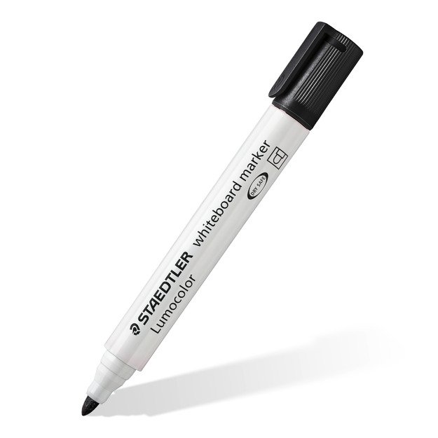 Žymeklis baltai lentai STAEDTLER LUMOCOLOR 351, 2 mm, JUODA 11