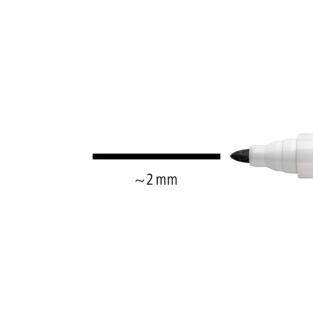 Žymeklis baltai lentai STAEDTLER LUMOCOLOR 351, 2 mm, JUODA 9