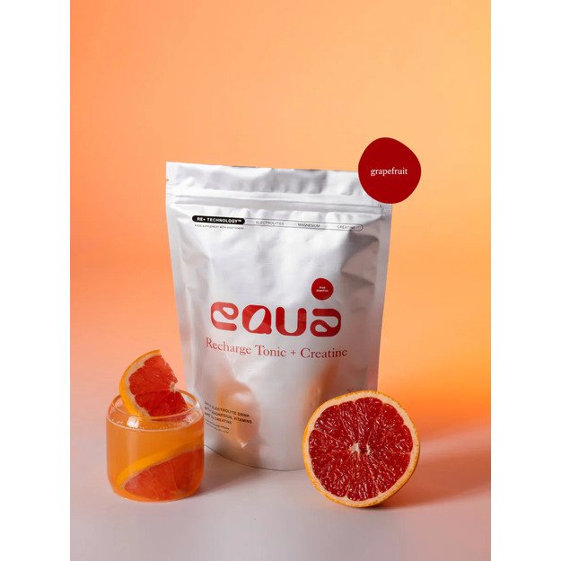 EQUA greipfrutų skonio elektrolitų gėrimas + Kreatinas, 20 pak. 1
