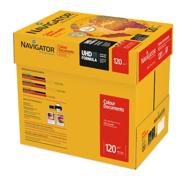 Biuro popierius NAVIGATOR COLOUR DOCUMENTS, A4, 120 g/m2, 250 lapų 1