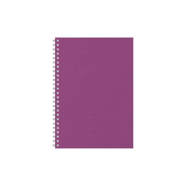 Kalendorius - užrašinė TIMER, su spirale, A5, be datų, 224 lapai, taškeliais, kartoniniu viršeliu, rožinė