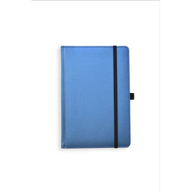 Kalendorius - užrašinė  UNIVERSAL BLACK EDITION, PU, A5, be datų, mėlyna