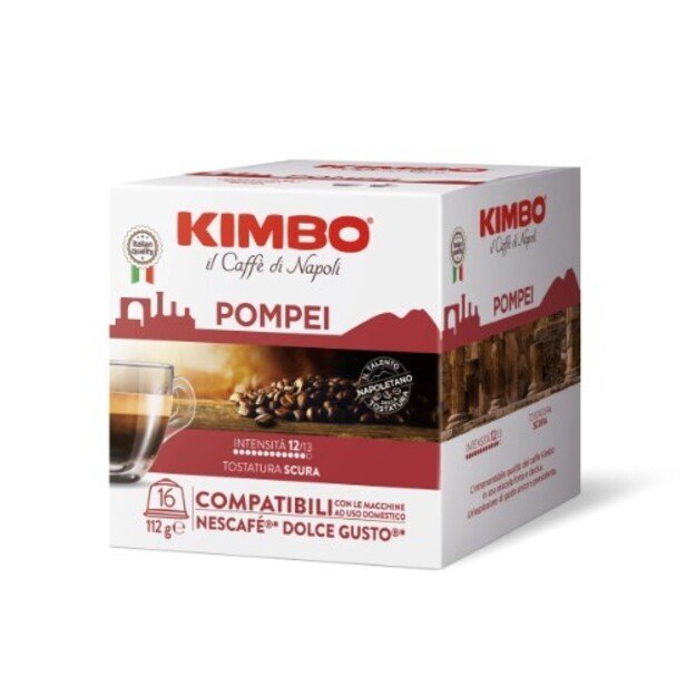 Kavos kapsulės KIMBO Dolce Gusto Pompei, 16 x 7 g