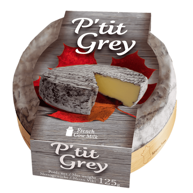 Pelėsinis sūris P TIT GREY, su pelenais, 125g