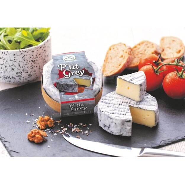 Pelėsinis sūris P TIT GREY, su pelenais, 125g 1