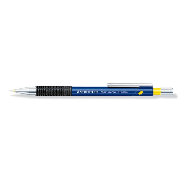 Automatinis pieštukas STAEDTLER MARS MICRO, mėlynas korpusas, 0.3 mm 2