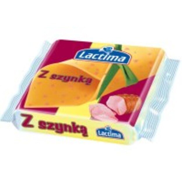 Lydytas sūris LACTIMA, su kumpiu, 130 g