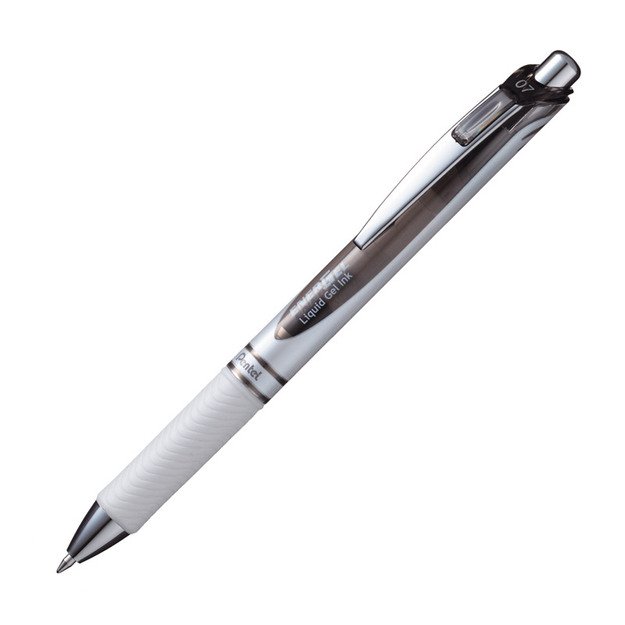 Automatinis ra&scaron;iklis PENTEL ENERGEL PEARL WHITE 0.5 mm, juodos spalvos ra&scaron;alas