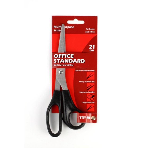 Žirklės OFFICE STANDARD, 21 cm 1