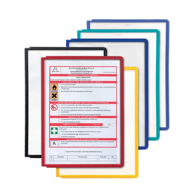 Reklaminio stovo įmautės DURABLE SHERPA, (pak. - 5 vnt.), pilkos 1