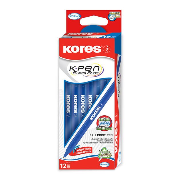 Tu&scaron;inukas KORES KOR-M, 1,0 mm, mėlyna sp. 2