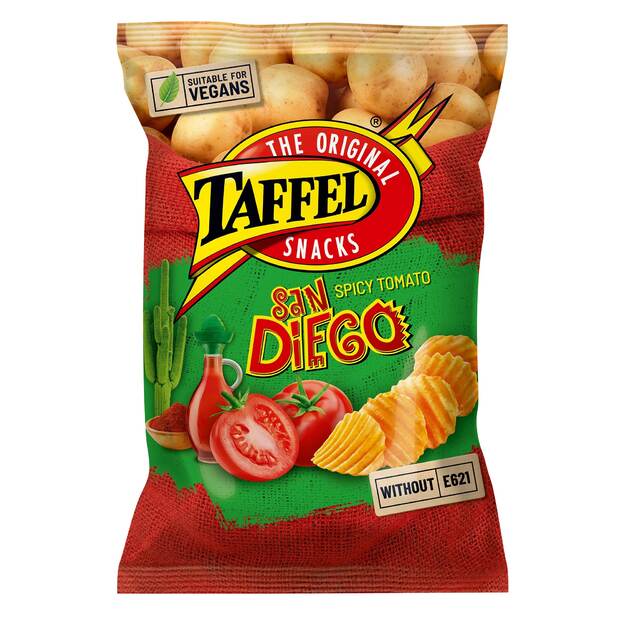 Bulvių traškučiai TAFFEL, San Diego, 130 g