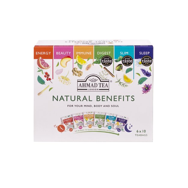 Ahmad Tea Įvairių rūšių ir žolelių užpilų rinkinys, 6x10 pak. 2