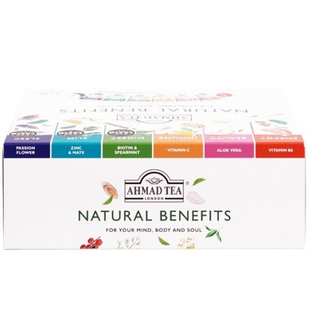 Ahmad Tea Įvairių rūšių ir žolelių užpilų rinkinys, 6x10 pak. 5