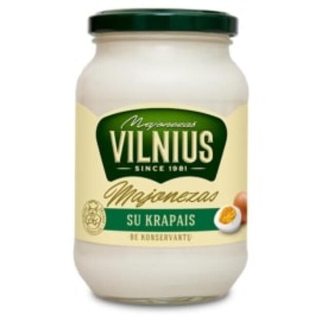 Majonezas VILNIUS Su krapais, 35% 475ml/430g
