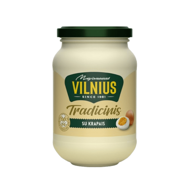 Majonezas VILNIUS Su krapais, 35% 475ml/430g 1